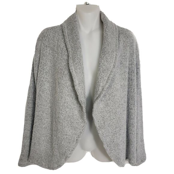 LOFT Outlet Womens Open Front Cardigan Knit Shawl Size Small Gray Sweater - Picture 1 of 8